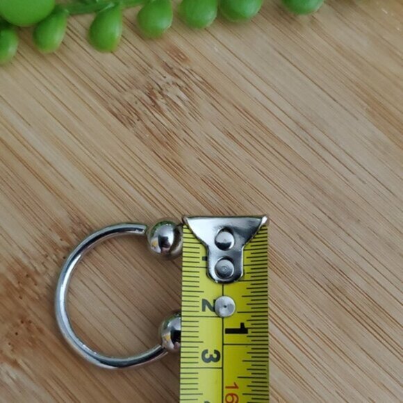 2/$25-Sterling Silver Ball Student Tipped Belly Ring Unused - Picture 7 of 7